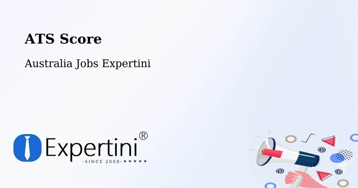 Resume ATS Score & Job Description Match Tool – Flinders - Australia Jobs Expertini