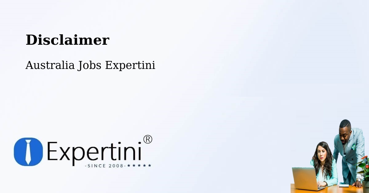 Disclaimer – Flinders - Australia Jobs Expertini