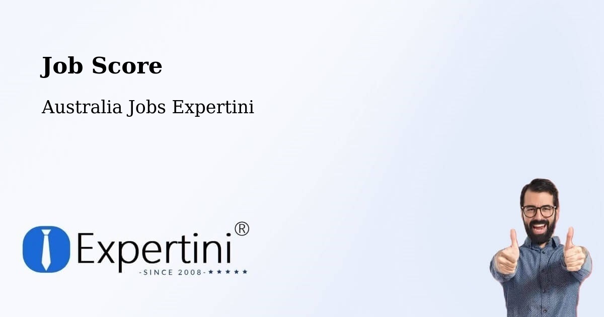 Job Score & Job Description Score Tool – Flinders - Australia Jobs Expertini